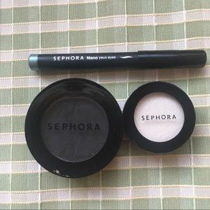 Sephora Makeup - Sephora black and white eyeshadow, eyeliner Sephora Makeup - Sephora black and white eyeshadow, eyeliner